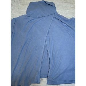 We the Free by Free People Ribbed Cowl Neck Tunic knit Top